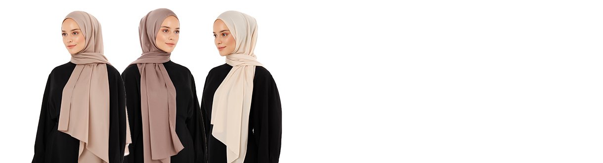Chiffon Hijab - Priser fra 59,90 kr