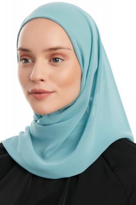 Sahar - Mint One Piece Chiffon Hijab