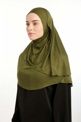 Feriha - Khaki Viskose Turban Hijab