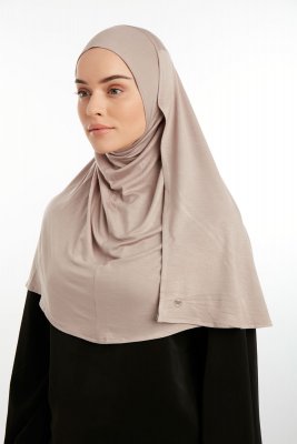 Feriha - Steingrå Viskose Turban Hijab