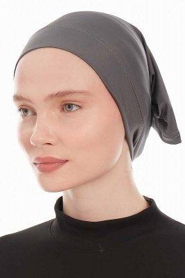 Emine - Mørk Grå Hijab Underhette