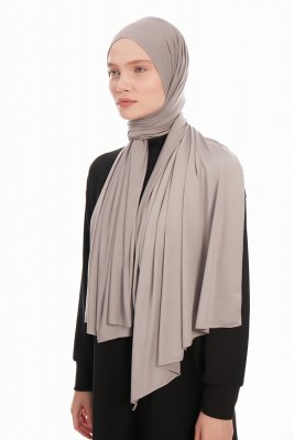 Farah - Grå Jersey Hijab