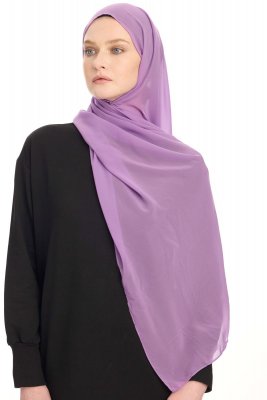 Chiffon Hijab - Lys Lilla