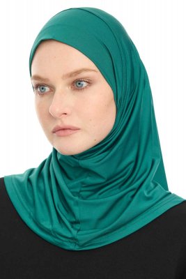 Yazmin - Mørk Grønn Amira Hijab Ready To Wear