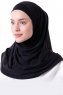 Esma - Svart Amira Hijab - Firdevs