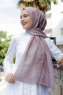 Akay - Taupe Mønstret Hijab - Sal Evi