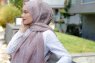 Akay - Taupe Mønstret Hijab - Sal Evi