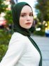 Emira - Mørk Grønn Hijab - Sal Evi