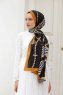 Diamond Mønstret Twill Hijab - Sal Evi