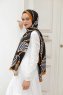 Diamond Mønstret Twill Hijab - Sal Evi