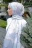 Blue Forest Mønstret Twill Hijab - Sal Evi
