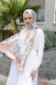 Tropic Mønstret Twill Hijab - Sal Evi