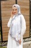 Daisy Mønstret Twill Hijab - Sal Evi