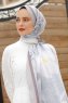 Daisy Mønstret Twill Hijab - Sal Evi