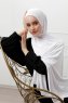 Sibel - Hvit Jersey Hijab