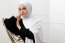 Sibel - Hvit Jersey Hijab