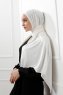 Sibel - Offwhite Jersey Hijab