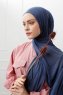 Sibel - Marineblå Jersey Hijab