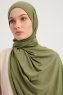 Sibel - Olive Jersey Hijab