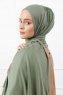 Sibel - Grønn Jersey Hijab