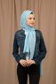 Yildiz - Indigo Crepe Chiffon Hijab