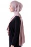 Seda - Steingrå Jersey Hijab - Ecardin