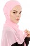 Derya - Rosa Praktisk Chiffon Hijab