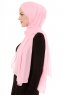 Derya - Rosa Praktisk Chiffon Hijab