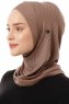 Babe Cross - Mørk Taupe One-Piece Al Amira Hijab
