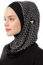 Silva Cross - Svart & Hvit One-Piece Al Amira Hijab