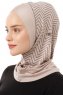 Silva Cross - Lys Taupe One-Piece Al Amira Hijab