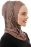 Silva Plain - Mørk Taupe One-Piece Al Amira Hijab