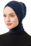 Elnara - Marineblå Cross Hijab Undersjal