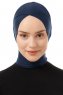Elnara - Marineblå Cross Hijab Undersjal