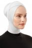 Elnara - Lysegrå Cross Hijab Undersjal