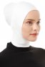 Elnara - Creme Plain Hijab Undersjal