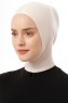 Elnara - Beige Plain Hijab Undersjal