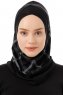 Ekose Cross - Svart & Lysegrå One-Piece Al Amira Hijab