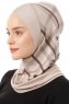 Ekose Cross - Lys Taupe One-Piece Al Amira Hijab