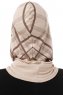 Ekose Cross - Lys Taupe One-Piece Al Amira Hijab