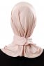 Ceren - Gammelrosa Praktisk Viskos Hijab