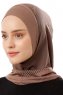 Wind Plain - Mørk Taupe One-Piece Al Amira Hijab