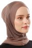 Wind Plain - Mørk Taupe One-Piece Al Amira Hijab
