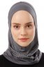 Wind Plain - Mørk Grå One-Piece Al Amira Hijab