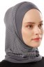 Wind Plain - Mørk Grå One-Piece Al Amira Hijab