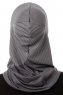 Wind Plain - Mørk Grå One-Piece Al Amira Hijab