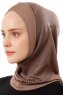 Wind Cross - Mørk Taupe One-Piece Al Amira Hijab