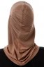 Wind Cross - Mørk Taupe One-Piece Al Amira Hijab