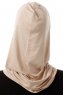 Logo Plain - Lys Taupe One-Piece Al Amira Hijab