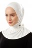 Sportif Plain - Creme Praktisk Viskos Hijab